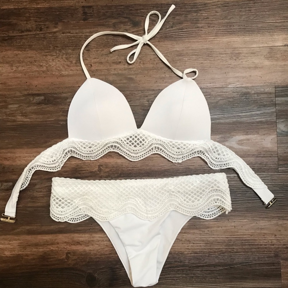 White bikini